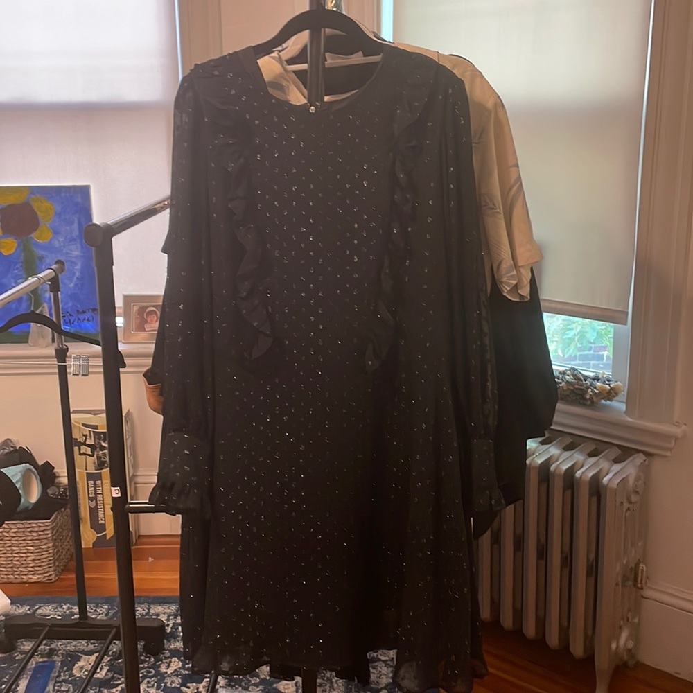 A New Day sparkly black long sleeve dress XXL